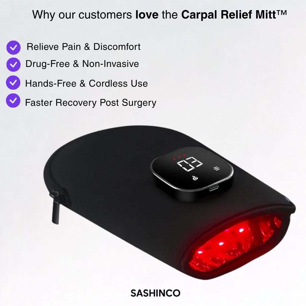 CARPAL RELIEF MITTS™ – Premium Red Light Therapy for Lasting Pain Relief - Drakmore Dice